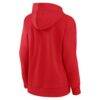 Kansas City Chiefs Fashion7 Women's Team Logo Victory Script Pullover Hoodie - Red - Detail View