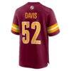 Jamin Davis Washington Commanders Nike Player Game Jersey - - Detail View