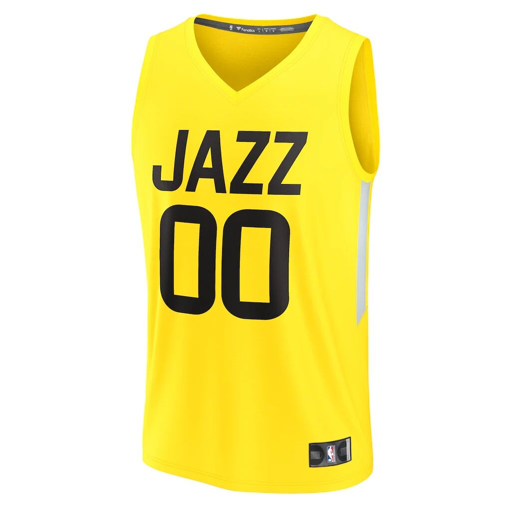 Utah Jazz Fashion7 Fast Break Replica Custom Jersey - Icon Edition
