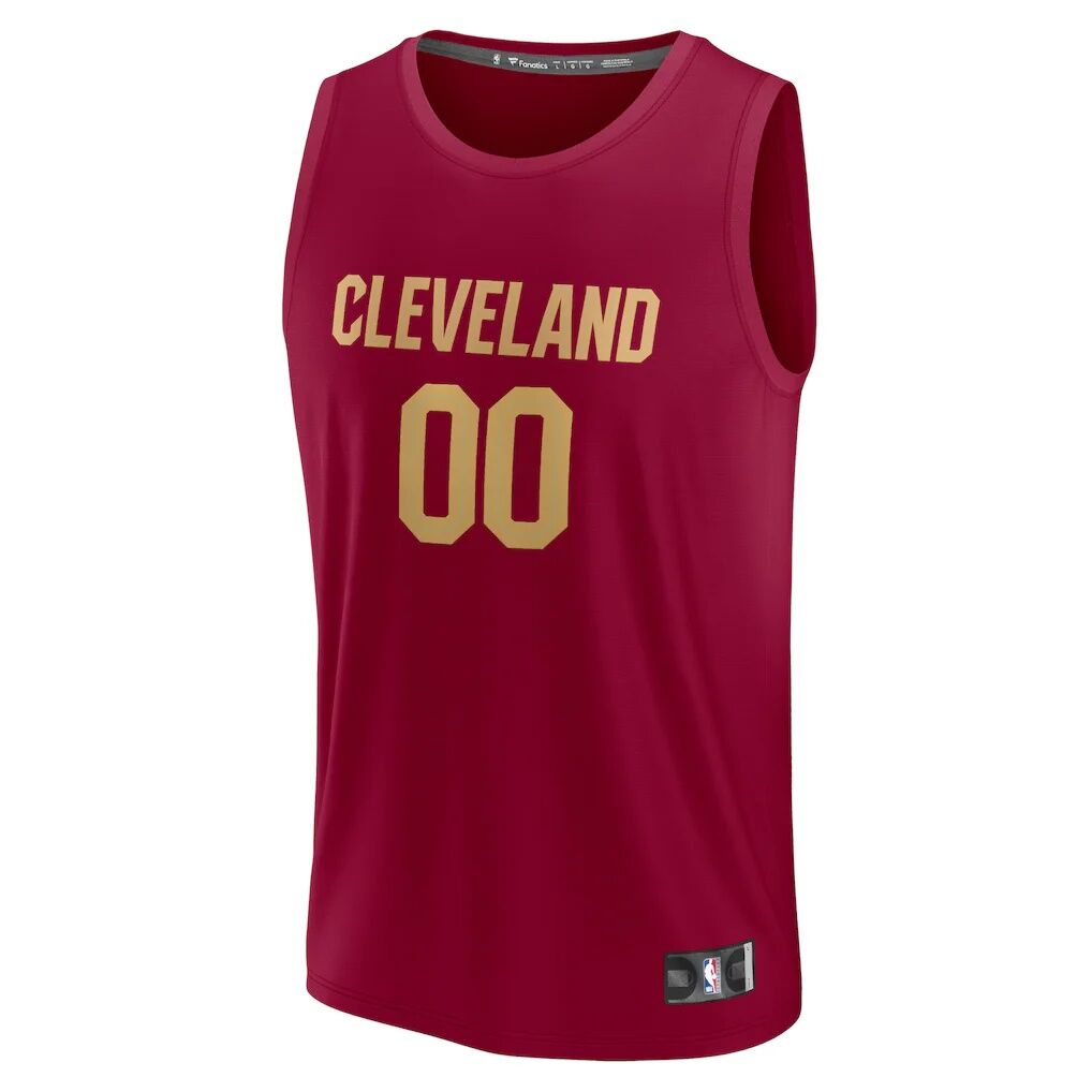 Cleveland Cavaliers Fanatics Youth Fast Break Custom Jersey – Maroon – Icon Edition