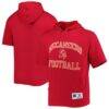 Tampa Bay Buccaneers Mitchell & Ness Washed Short Sleeve Pullover Hoodie - - Front View