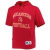 Tampa Bay Buccaneers Mitchell & Ness Washed Short Sleeve Pullover Hoodie - - Side View