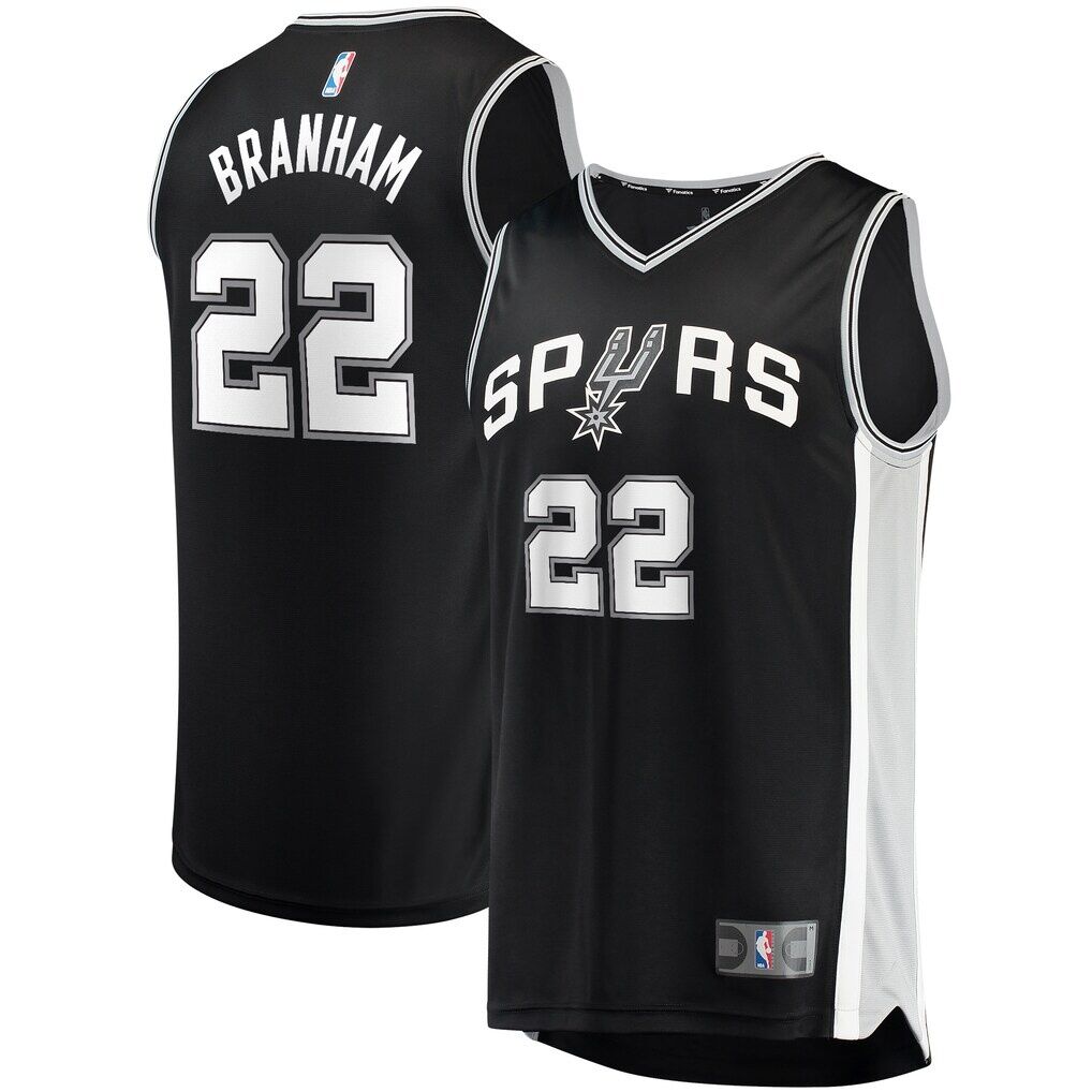 Malaki Branham San Antonio Spurs Fashion7 Fast Break Replica Player Jersey - Icon Edition