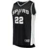 Malaki Branham San Antonio Spurs Fashion7 Fast Break Replica Player Jersey - Black - Side View
