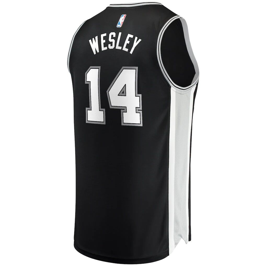 Blake Wesley San Antonio Spurs Fashion7 Fast Break Replica Player Jersey - Icon Edition