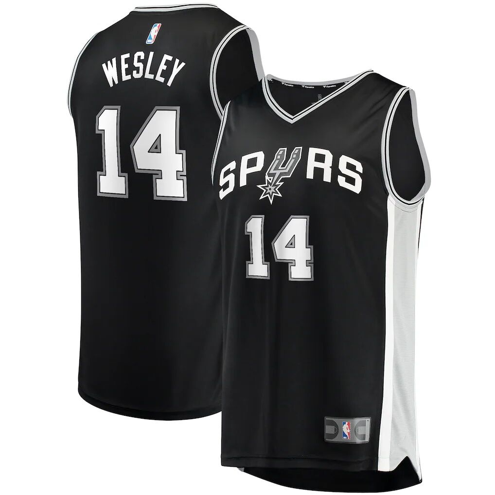 Blake Wesley San Antonio Spurs Fashion7 Fast Break Replica Player Jersey - Icon Edition