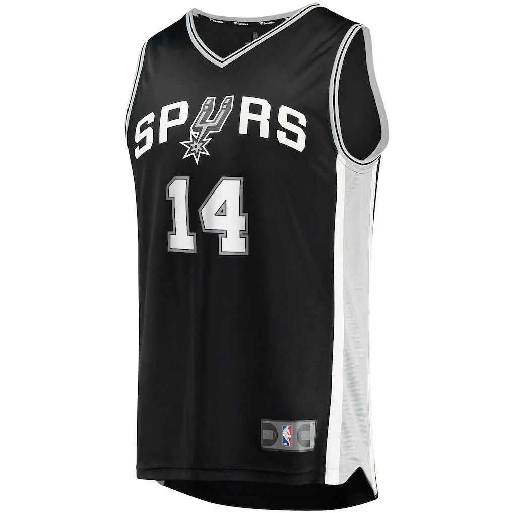 Blake Wesley San Antonio Spurs Fashion7 Fast Break Replica Player Jersey - Icon Edition