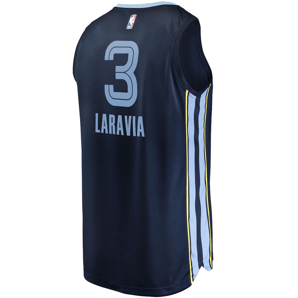 Jake LaRavia Memphis Grizzlies Fashion7 Fast Break Replica Player Jersey - Icon Edition