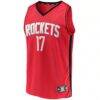 Tari Eason Houston Rockets Fashion7 Fast Break Replica Player Jersey - Red - Back View