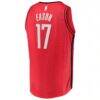 Tari Eason Houston Rockets Fashion7 Fast Break Replica Player Jersey - Red - Detail View