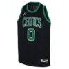 Jayson Tatum Boston Celtics Jordan Brand Youth Swingman Jersey - Black - Side View