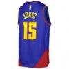 Nikola Jokic Denver Nuggets Jordan Brand Youth Swingman Jersey - Blue - Detail View