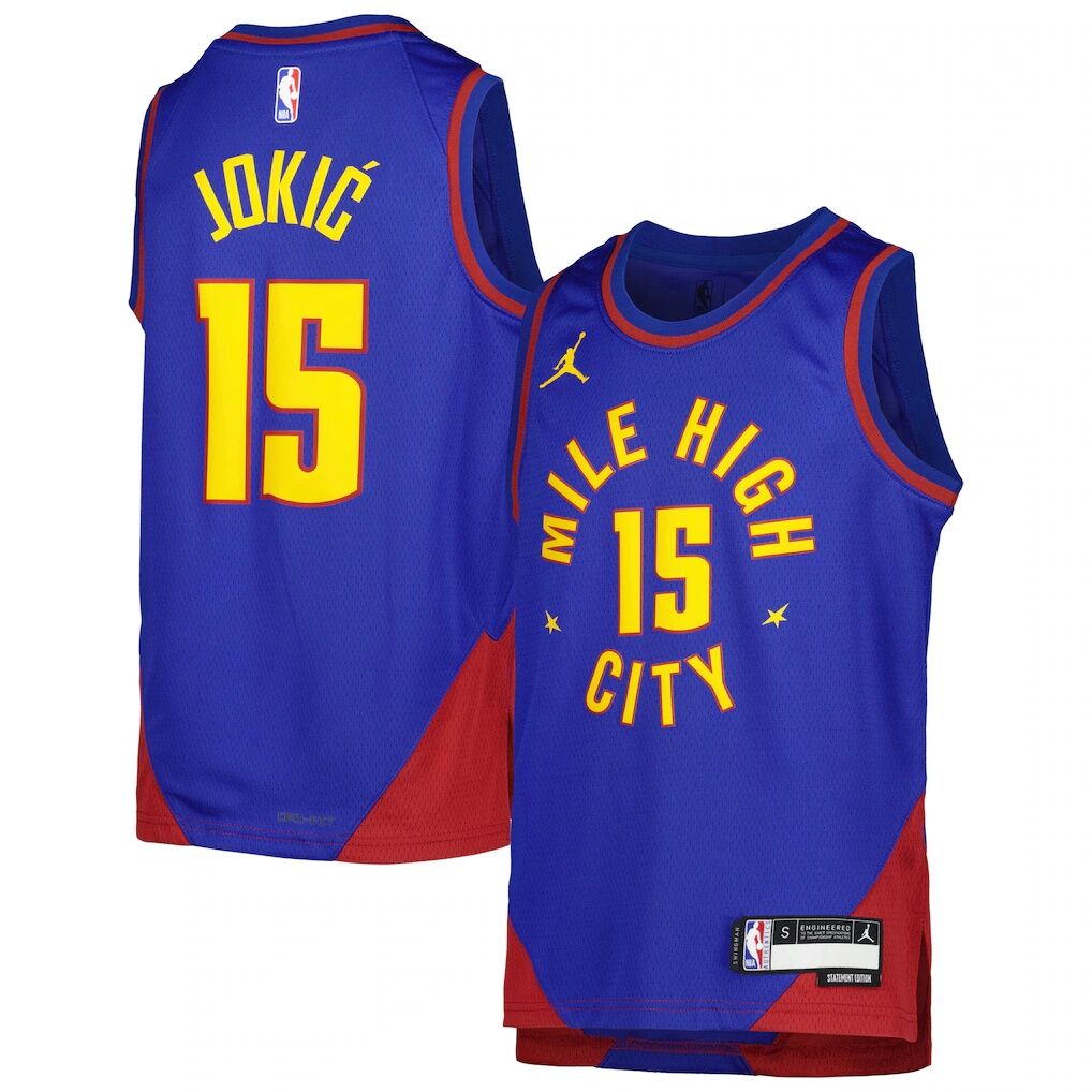 Nikola Jokic Denver Nuggets Jordan Brand Youth Swingman Jersey - Statement Edition
