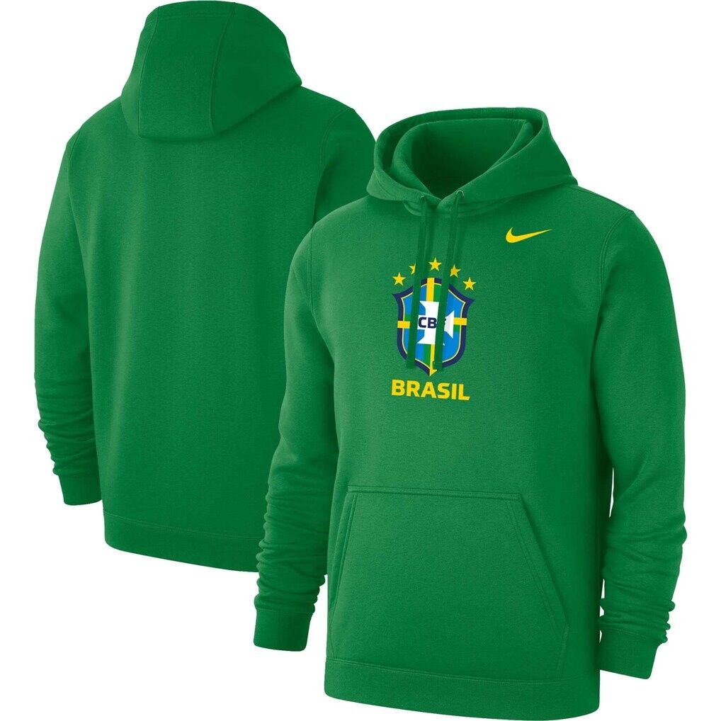 Brazil National Team Nike Club Primary Pullover Hoodie