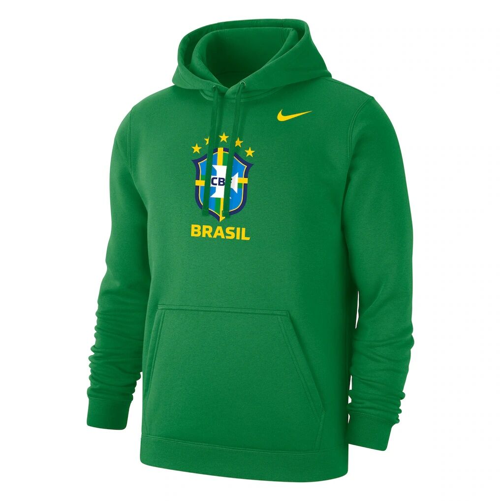 Brazil National Team Nike Club Primary Pullover Hoodie