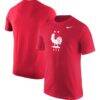France National Team Nike Core T-Shirt - Red - Front View