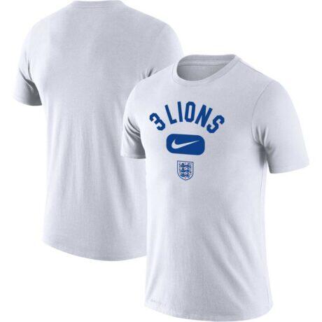 England National Team Nike Lockup Legend Performance T-Shirt - White - Front View