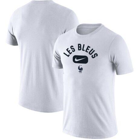 France National Team Nike Lockup Legend Performance T-Shirt - White - Front View