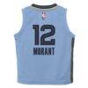 Ja Morant Memphis Grizzlies Jordan Brand Preschool 2022/23 Statement Edition Jersey - - Detail View