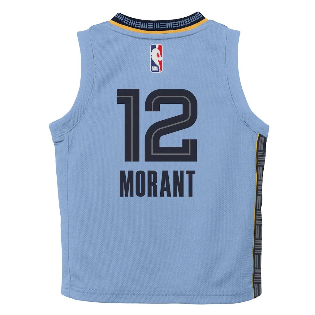 Ja Morant Memphis Grizzlies Jordan Brand Preschool 2022/23 Statement Edition Jersey - Light Blue