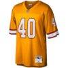 Mike Alstott Tampa Bay Buccaneers Mitchell & Ness Big & Tall 1996 Retired Player Replica Jersey - Orange - Side View