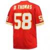 Derrick Thomas Kansas City Chiefs Mitchell & Ness Big & Tall 1994 Retired Player Replica Jersey - Red - Detail View