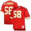 Derrick Thomas Kansas City Chiefs Mitchell & Ness Big & Tall 1994 Retired Player Replica Jersey - Red - Front View