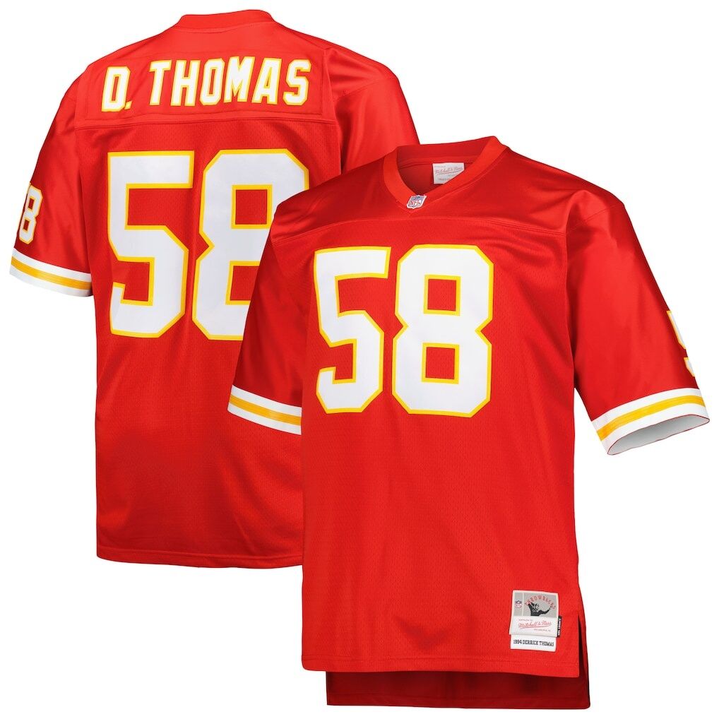 Derrick Thomas Kansas City Chiefs Mitchell & Ness Big & Tall 1994 Retired Player Replica Jersey