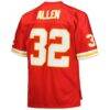 Marcus Allen Kansas City Chiefs Mitchell & Ness Big & Tall 1994 Retired Player Replica Jersey - Red - Detail View
