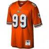 Jason Taylor Miami Dolphins Mitchell & Ness Big & Tall 2004 Retired Player Replica Jersey - Orange - Side View