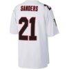 Deion Sanders Atlanta Falcons Mitchell & Ness Big & Tall 1992 Retired Player Replica Jersey - White - Detail View