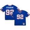 Michael Strahan New York Giants Mitchell & Ness Big & Tall 1993 Retired Player Replica Jersey - - Front View