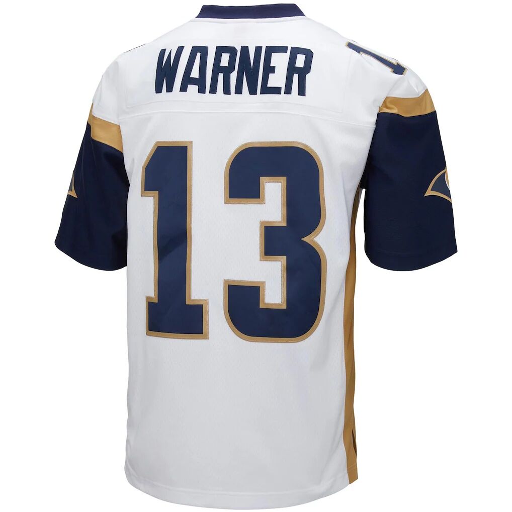 Kurt Warner Los Angeles Rams Mitchell & Ness Big & Tall 2001 Retired Player Replica Jersey