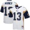 Kurt Warner Los Angeles Rams Mitchell & Ness Big & Tall 2001 Retired Player Replica Jersey - White - Front View