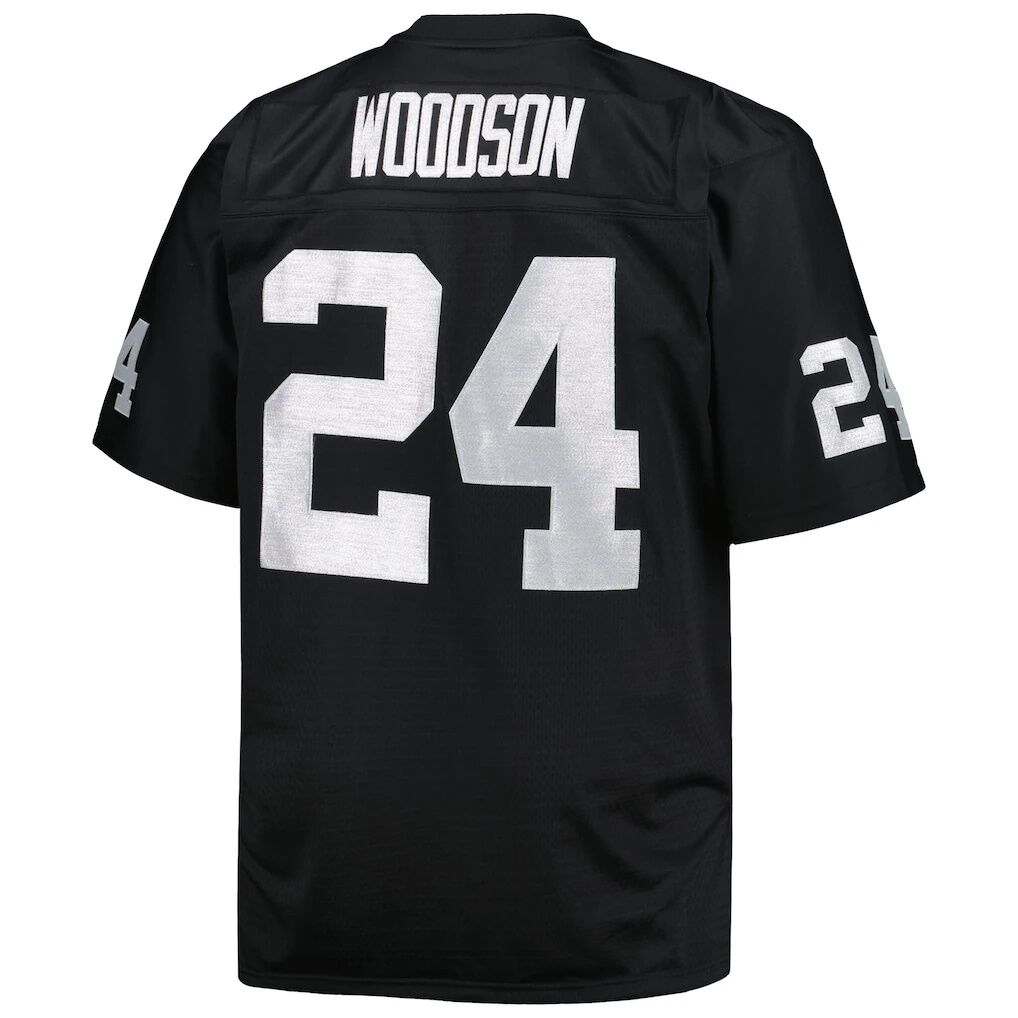 Charles Woodson Las Vegas Raiders Mitchell & Ness Big & Tall 1998 Retired Player Replica Jersey
