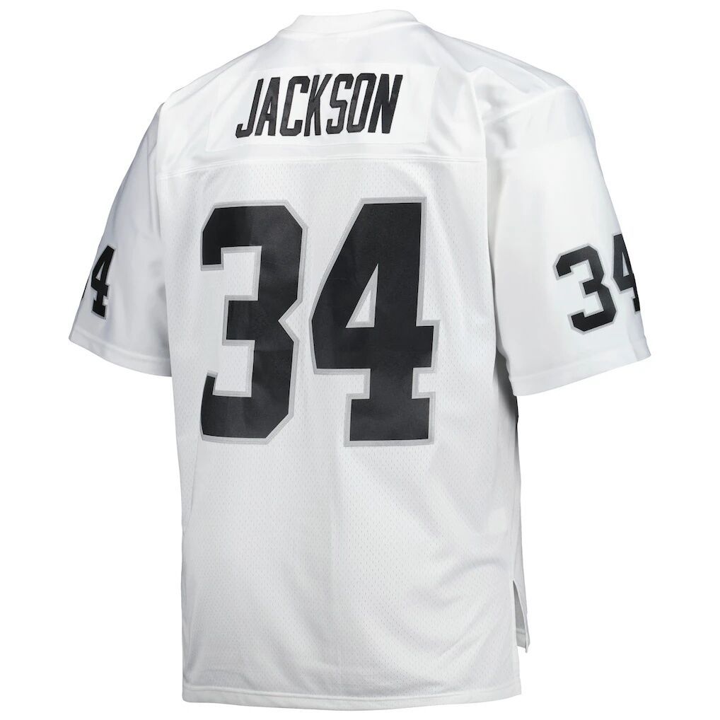 Bo Jackson Las Vegas Raiders Mitchell & Ness Big & Tall 1988 Retired Player Replica Jersey