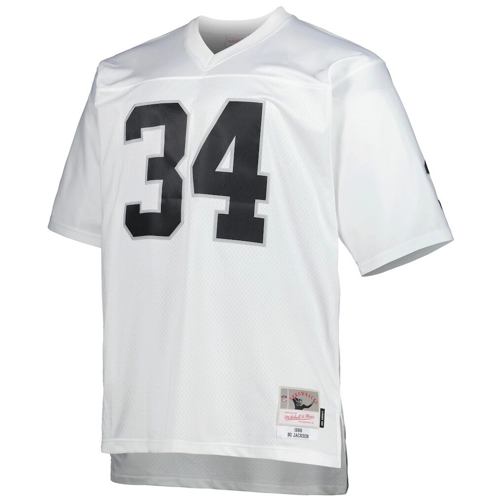 Bo Jackson Las Vegas Raiders Mitchell & Ness Big & Tall 1988 Retired Player Replica Jersey