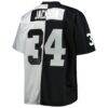 Bo Jackson Las Vegas Raiders Mitchell & Ness Big & Tall Split Legacy Retired Player Replica Jersey - - Detail View