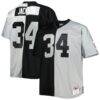 Bo Jackson Las Vegas Raiders Mitchell & Ness Big & Tall Split Legacy Retired Player Replica Jersey - - Front View