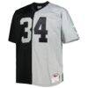 Bo Jackson Las Vegas Raiders Mitchell & Ness Big & Tall Split Legacy Retired Player Replica Jersey - - Side View