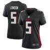Drake London Atlanta Falcons Nike Women's Player Game Jersey - Black - Front View