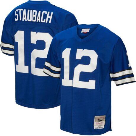 Roger Staubach Dallas Cowboys Mitchell & Ness Legacy Replica Jersey - - Front View