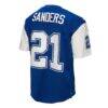 Deion Sanders Dallas Cowboys Mitchell & Ness 1995 Legacy Replica Jersey - Blue - Detail View
