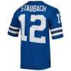 Roger Staubach Dallas Cowboys 1971 Mitchell & Ness Authentic Throwback Retired Player Jersey - - Detail View
