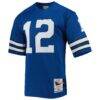 Roger Staubach Dallas Cowboys 1971 Mitchell & Ness Authentic Throwback Retired Player Jersey - - Side View