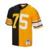 Joe Greene Pittsburgh Steelers Mitchell & Ness 1976 Split Legacy Replica Jersey - - Side View