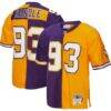 John Randle Minnesota Vikings Mitchell & Ness 1998 Split Legacy Replica Jersey - - Front View