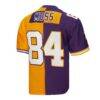Randy Moss Minnesota Vikings Mitchell & Ness 1998 Split Legacy Replica Jersey - - Detail View