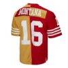 Joe Montana San Francisco 49ers Mitchell & Ness 1990 Split Legacy Replica Jersey - - Detail View