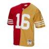 Joe Montana San Francisco 49ers Mitchell & Ness 1990 Split Legacy Replica Jersey - - Side View